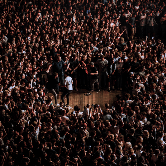 De moshpit van Joost vorig jaar